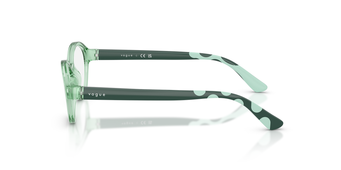 Gafas graduadas vogue eyewear vy2043 3043 verde oval infantil talla 45mm - Vista de detalle