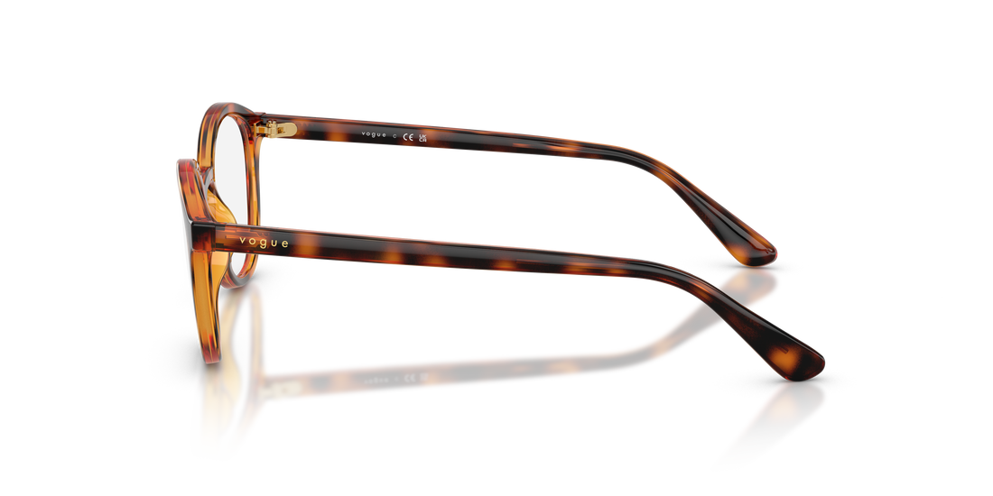 Occhiali da vista vogue eyewear vy2044 w656 marron pantos infantil taglia 46mm - Vista dettagliata