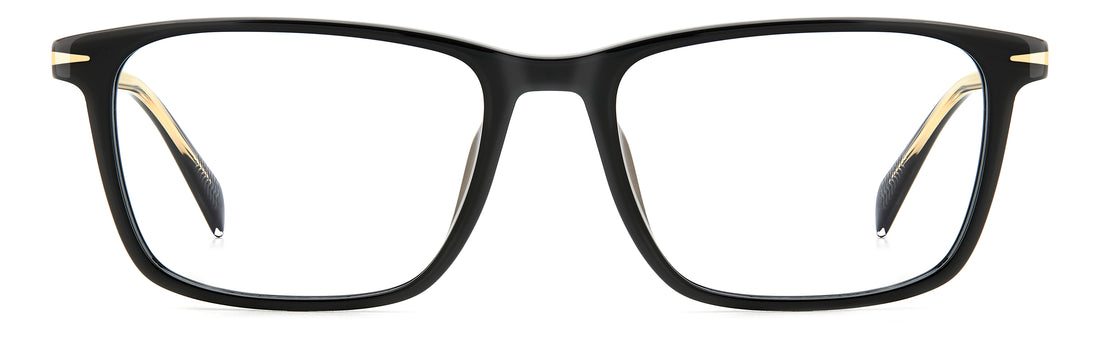Occhiali da vista david beckham db 1154/f 807 negro masculino taglia 54mm - Vista dettagliata