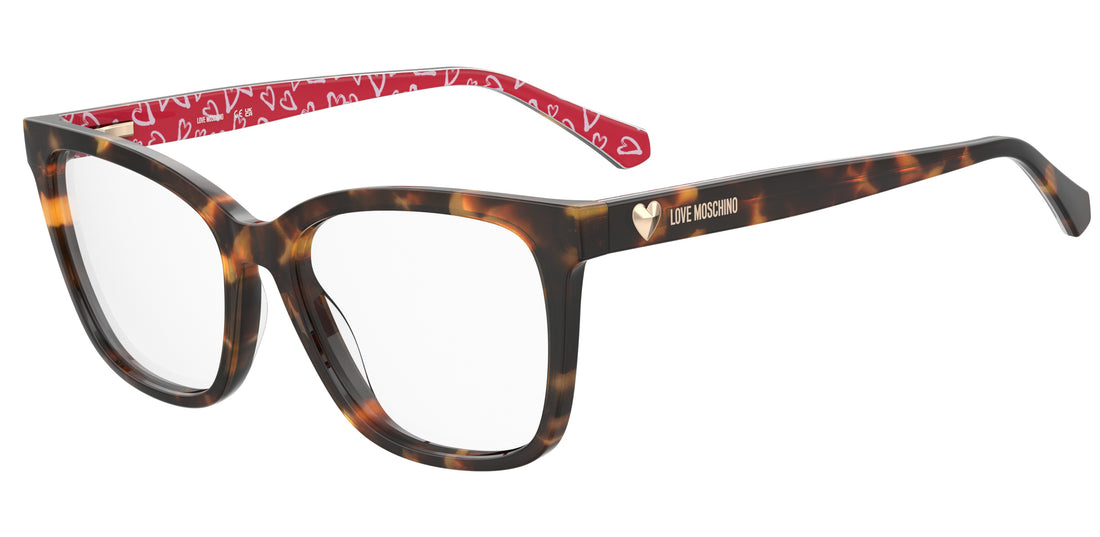 Occhiali da vista moschino love mol638 2vm havana rectangular femenino taglia 54mm - Vista principale