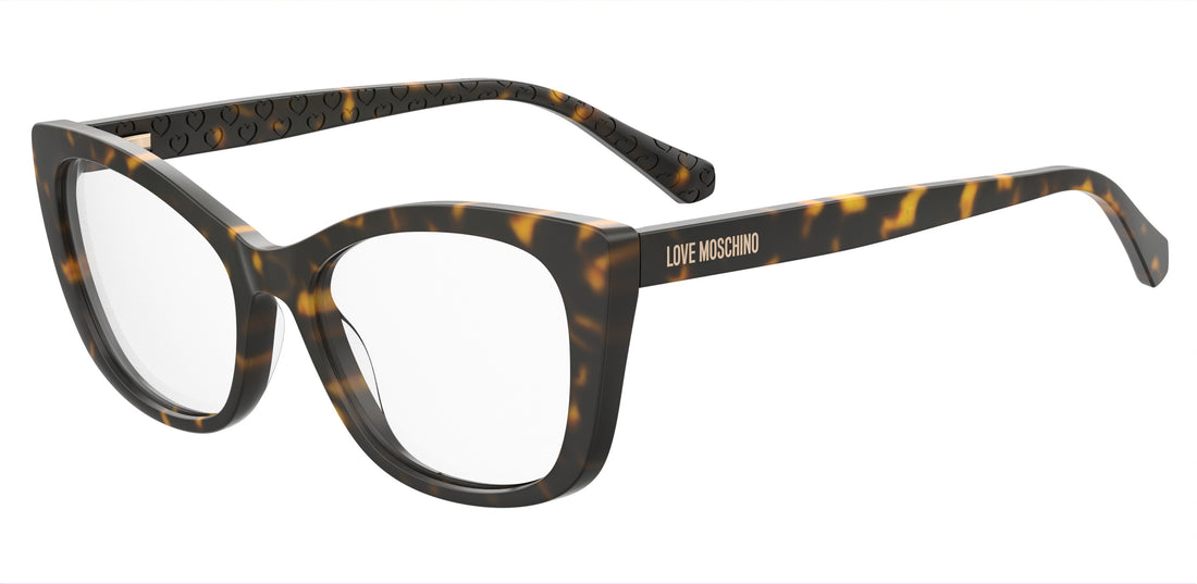 Occhiali da vista moschino love mol644 086 havana rectangular femenino taglia 53mm - Vista principale