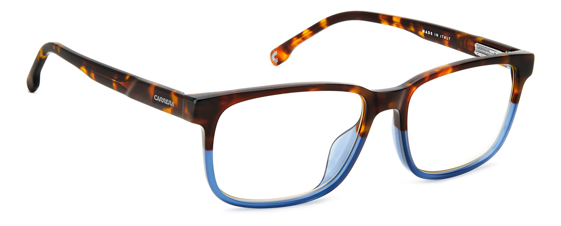 Óculos graduados carrera c flex 03/g wr9 99 marron rectangular masculino tamanho 58mm - Vista de detalhe