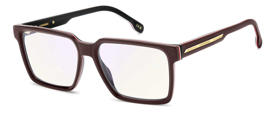 Briller carrera victory c 04 1lh 2y burdeos rectangular masculino størrelse 55mm - Hovedvisning