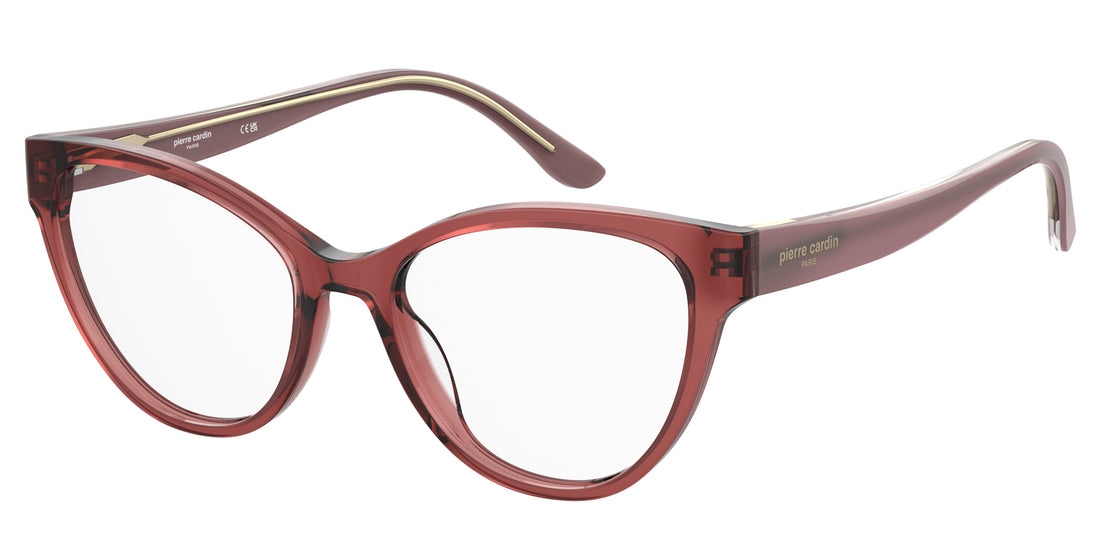 Brillen pierre cardin p.c. 8533 2lf marron cat eye femenino größe 52mm - Hauptansicht