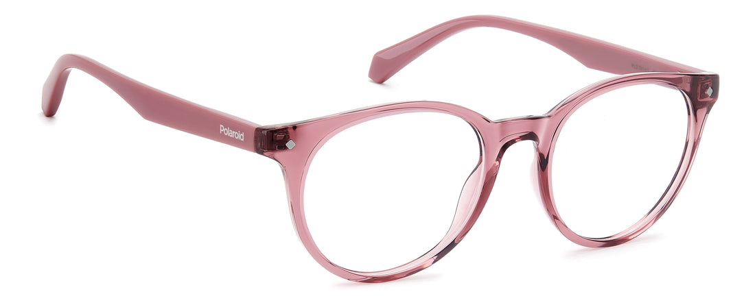 Prescription glasses polaroid kids pld d814/t 35j rosa pantos unisex size 47mm - Detailed view