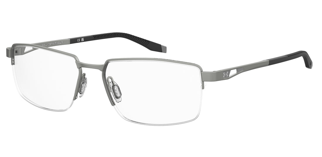 Gafas graduadas under armour ua 5078/g r81 plateado rectangular masculino talla 58mm - Vista principal