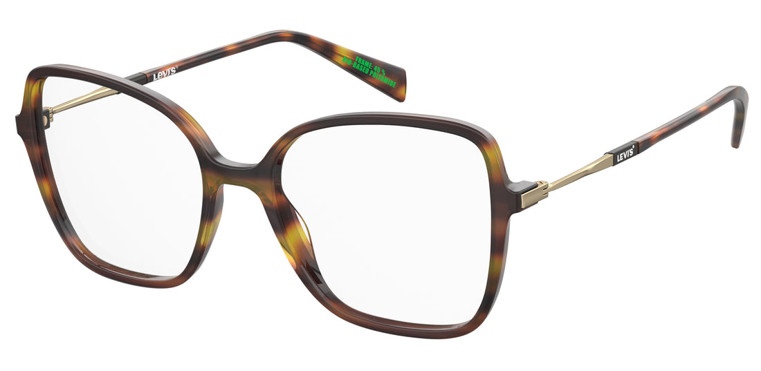 Gafas graduadas levis lv 1075 086 havana butterfly femenino talla 52mm - Vista principal