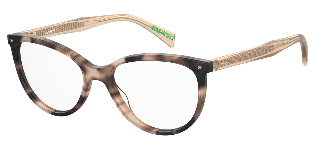 Gafas graduadas levis lv 5068 ht8 havana cat eye femenino talla 52mm - Vista principal