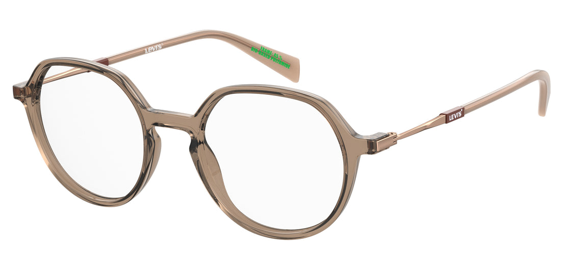 Occhiali da vista levis lv 1074 ham champagne round geometrical femenino taglia 49mm - Vista principale