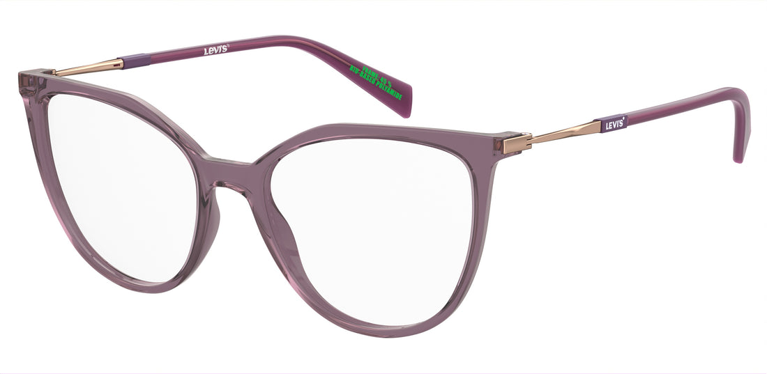 Occhiali da vista levis lv 1076 0t7 ciruela cat eye femenino taglia 53mm - Vista principale