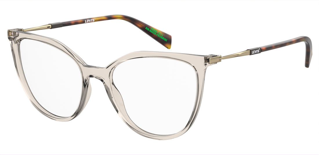 Gafas graduadas levis lv 1076 ham champagne cat eye femenino talla 53mm - Vista principal