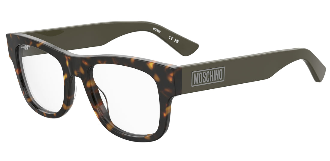 Occhiali da vista moschino mos646 086 havana rectangular masculino taglia 52mm - Vista principale