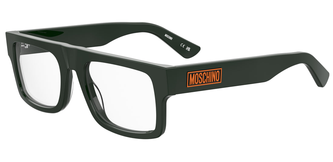 Occhiali da vista moschino mos647 1ed verde rectangular flat top masculino taglia 54mm - Vista principale