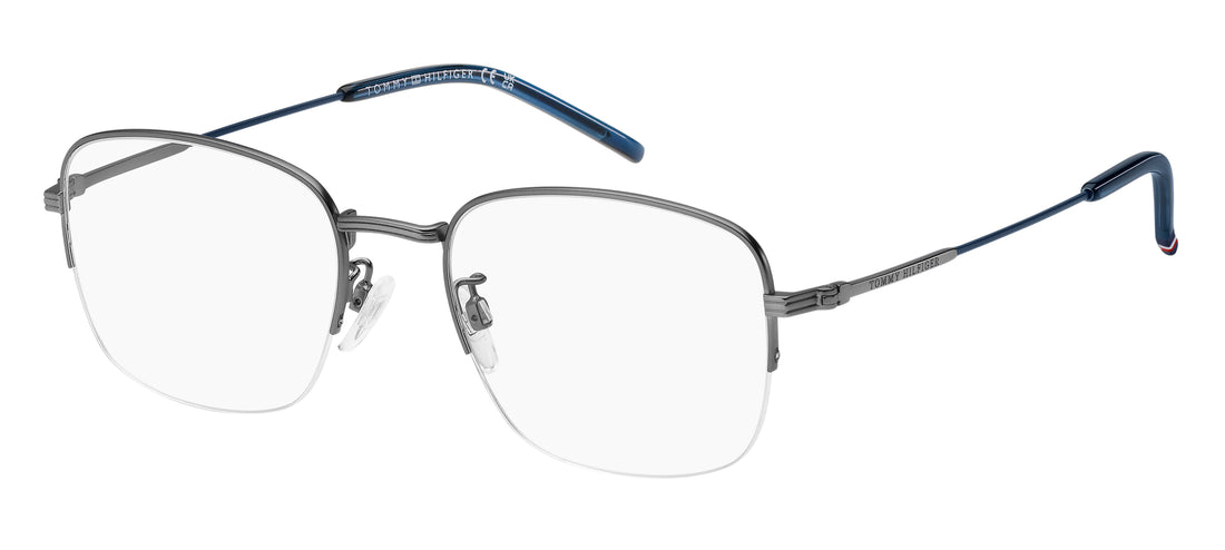Occhiali da vista tommy hilfiger th 2163/f r80 rutenio rectangular masculino taglia 54mm - Vista principale