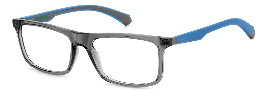 Brillen polaroid pld d548 kb7 gris rectangular unisex größe 56mm - Hauptansicht