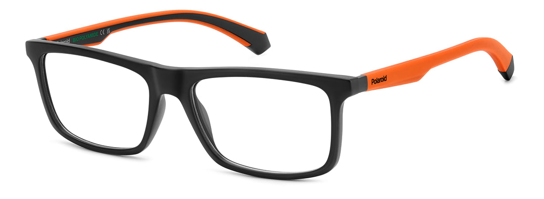 Prescription glasses polaroid pld d548 rc2 negro rectangular unisex size 56mm - Main view