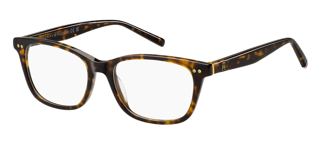 Occhiali da vista tommy hilfiger th 2162 086 havana rectangular femenino taglia 51mm - Vista principale