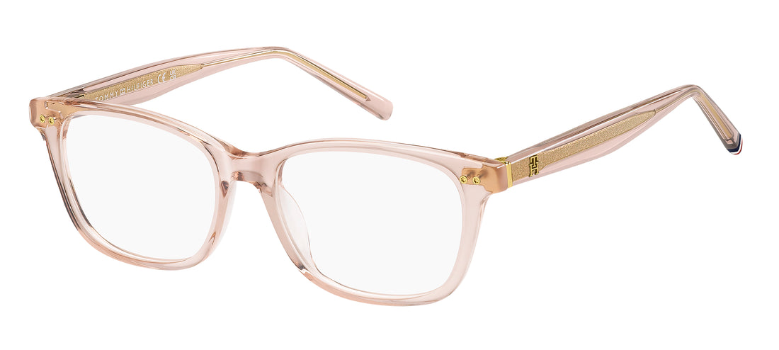 Occhiali da vista tommy hilfiger th 2162 35j rosa rectangular femenino taglia 51mm - Vista principale