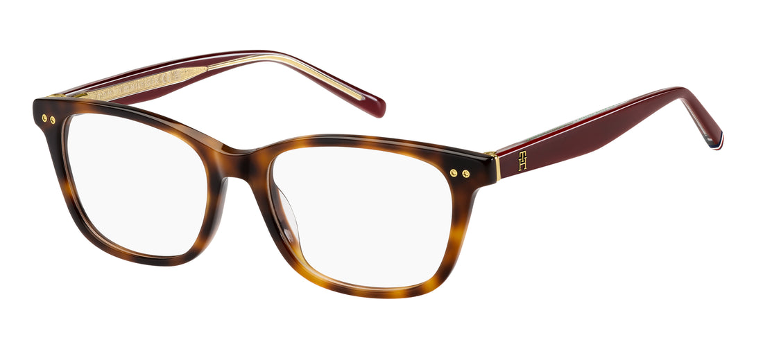 Occhiali da vista tommy hilfiger th 2162 9n4 havana rectangular femenino taglia 51mm - Vista principale