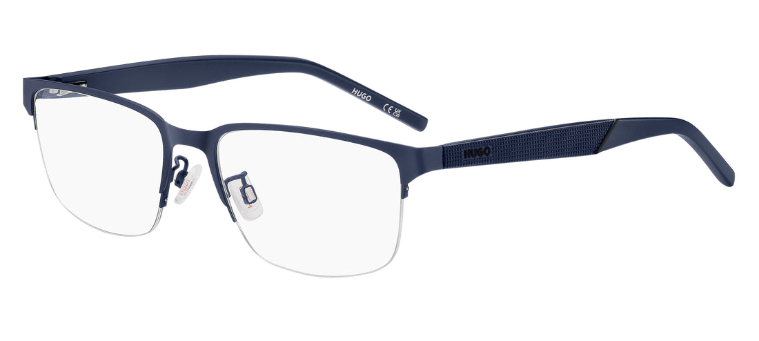 Brillen hugo hg 1333/g fll azul rectangular masculino größe 55mm - Hauptansicht
