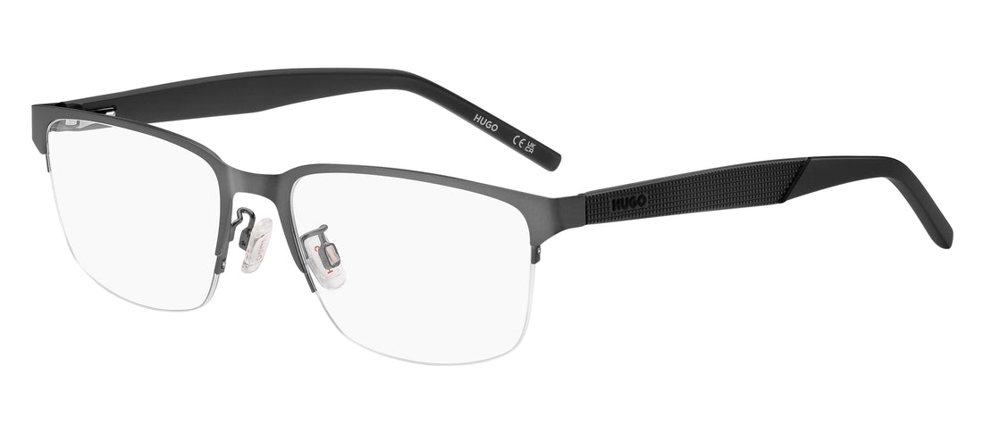 Brillen hugo hg 1333/g r80 rutenio rectangular masculino größe 55mm - Hauptansicht