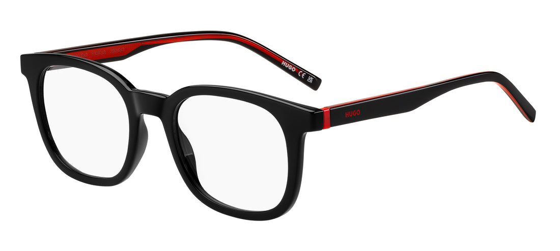 Brillen hugo hg 1315 807 negro rectangular masculino größe 50mm - Hauptansicht