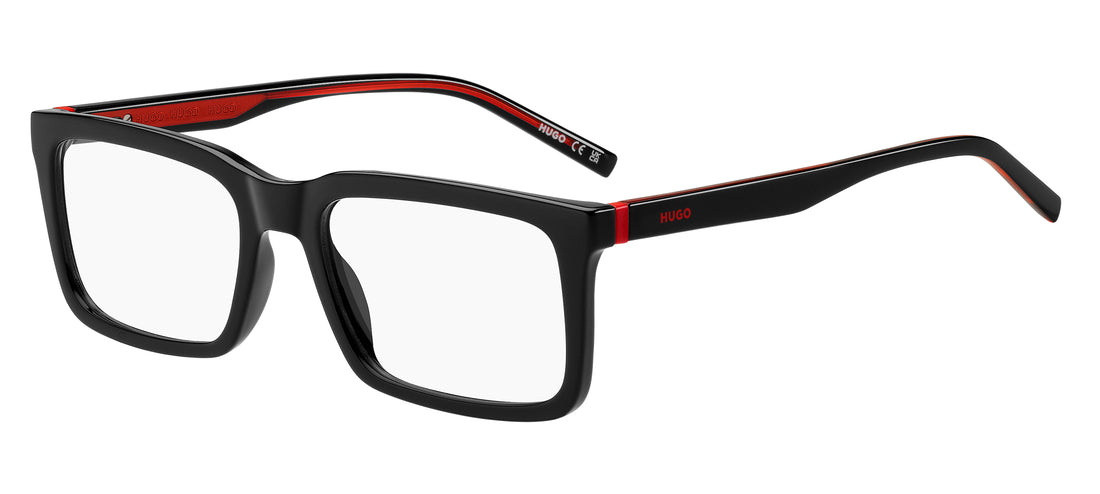 Brillen hugo hg 1317 807 negro rectangular masculino größe 55mm - Hauptansicht