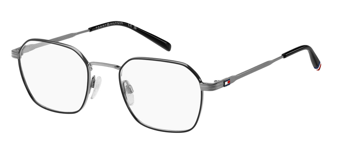 Occhiali da vista tommy hilfiger th 2134 ti7 negro rectangular geometrical masculino taglia 51mm - Vista principale