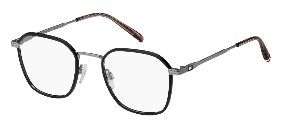 Occhiali da vista tommy hilfiger th 2136 svk negro rectangular geometrical masculino taglia 51mm - Vista principale