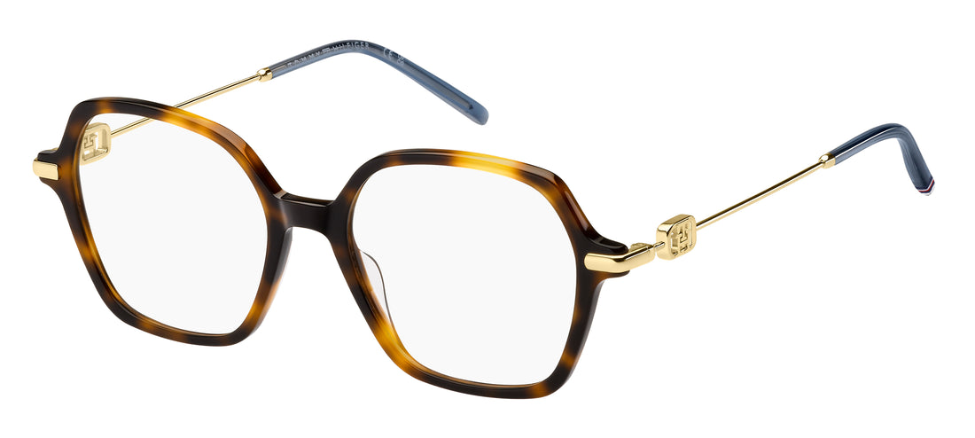 Gafas graduadas tommy hilfiger th 2154 086 havana rectangular femenino talla 50mm - Vista principal