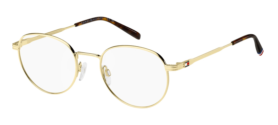 Gafas graduadas tommy hilfiger th 2135 j5g dorado pantos masculino talla 51mm - Vista principal