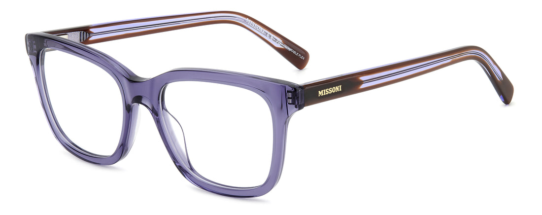 Occhiali da vista missoni mis 0209 b3v violeta rectangular femenino taglia 52mm - Vista principale