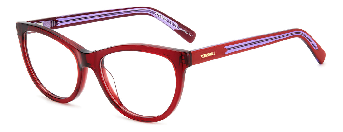 Occhiali da vista missoni mis 0210 c9a rojo cat eye femenino taglia 53mm - Vista principale