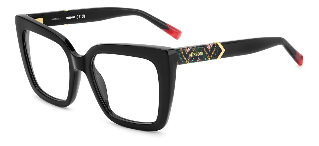 Occhiali da vista missoni mis 0189 807 negro rectangular femenino taglia 53mm - Vista principale