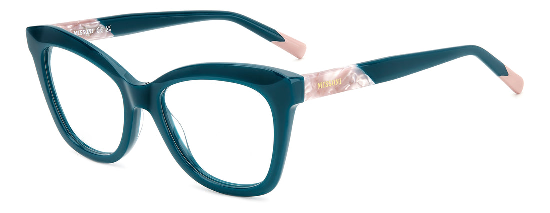 Occhiali da vista missoni mis 0199 zi9 verde rectangular femenino taglia 52mm - Vista principale