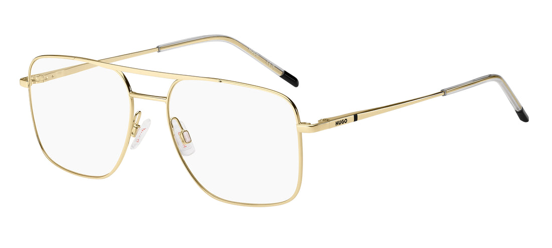 Gafas graduadas hugo hg 1322 j5g dorado rectangular masculino talla 55mm - Vista principal