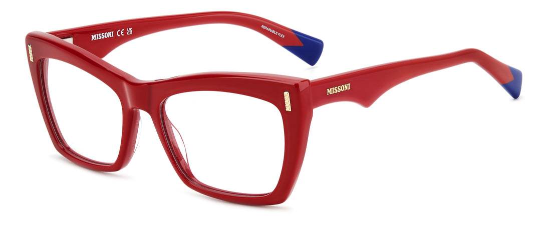 Occhiali da vista missoni mis 0207 c9a rojo rectangular femenino taglia 53mm - Vista principale