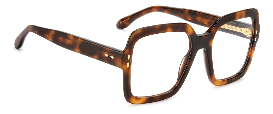 Óculos graduados isabel marant im 0207 wr9 marron square femenino tamanho 53mm - Vista de detalhe