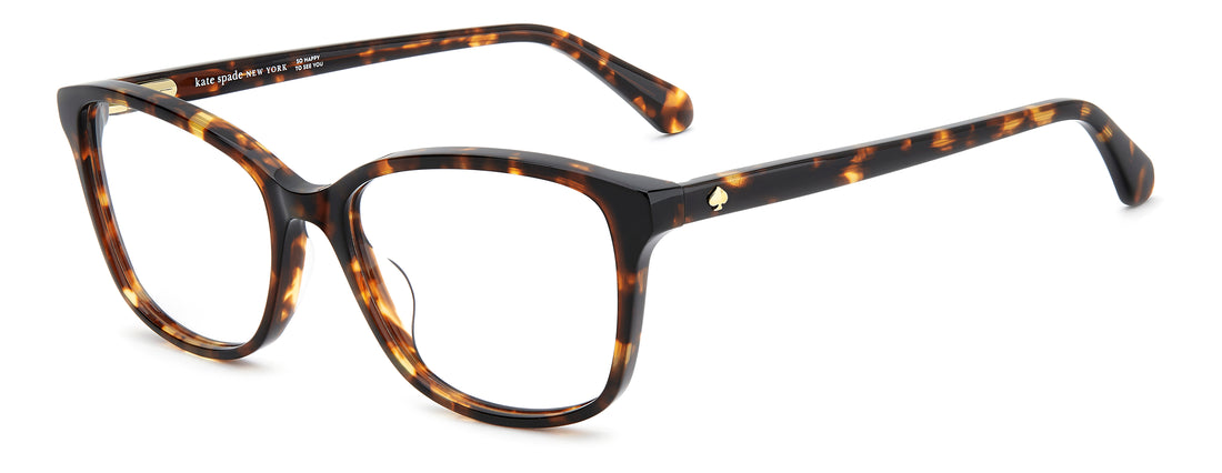 Gafas graduadas kate spade ks reilly 2 086 havana rectangular femenino talla 55mm - Vista principal