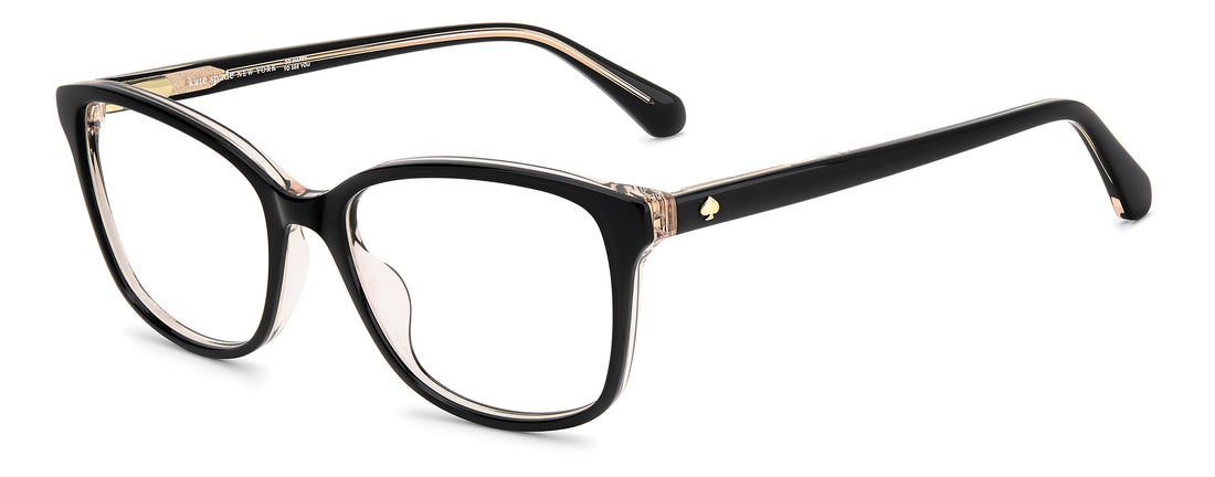 Gafas graduadas kate spade ks reilly 2 3h2 negro rectangular femenino talla 55mm - Vista principal