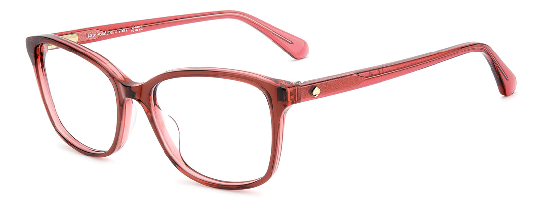 Gafas graduadas kate spade ks reilly 2 h9l rosa rectangular femenino talla 55mm - Vista principal