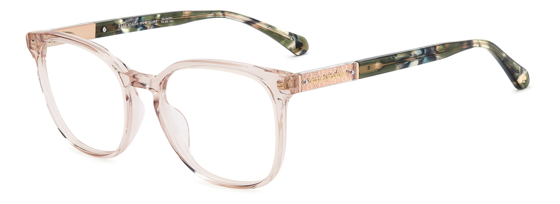 Gafas graduadas kate spade ks hermione 2 35j rosa square femenino talla 52mm - Vista principal