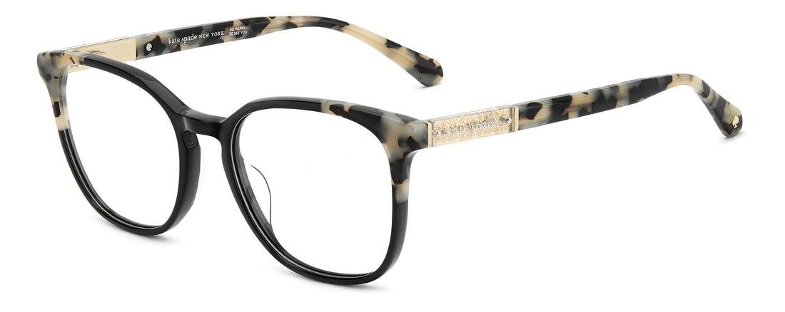 Gafas graduadas kate spade ks hermione 2 tcb negro square femenino talla 52mm - Vista principal