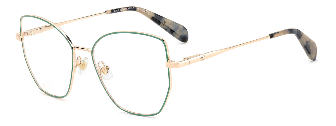 Gafas graduadas kate spade ks jacalyn 2/g 1ed verde square femenino talla 54mm - Vista principal