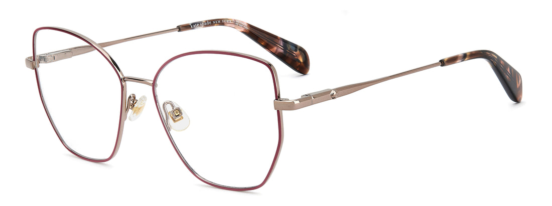 Gafas graduadas kate spade ks jacalyn 2/g qb5 burdeos square femenino talla 54mm - Vista principal