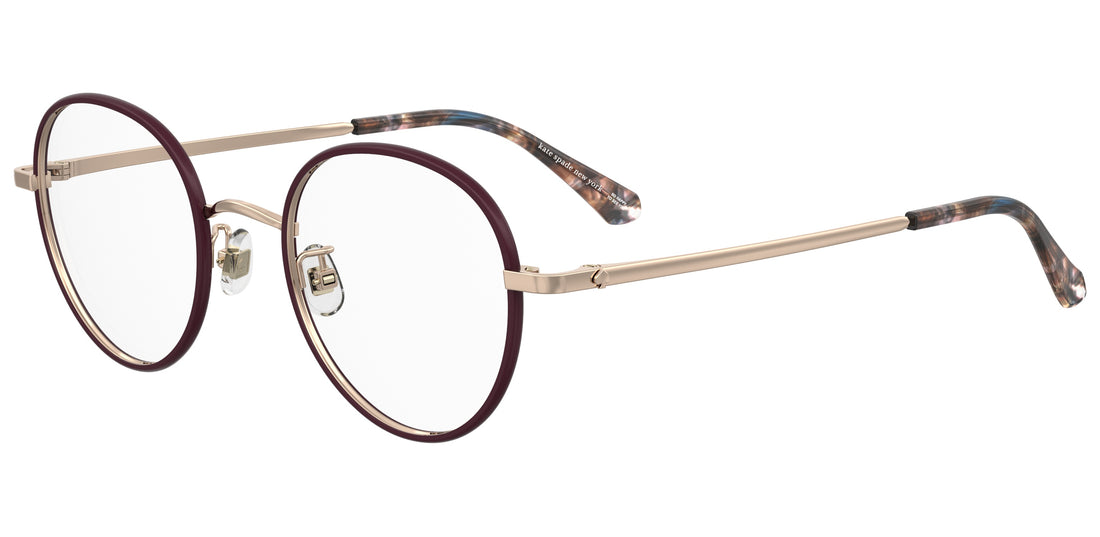Lunettes de vue kate spade helka/n/fj lhf burdeos round femenino taille 49mm - Vue principale