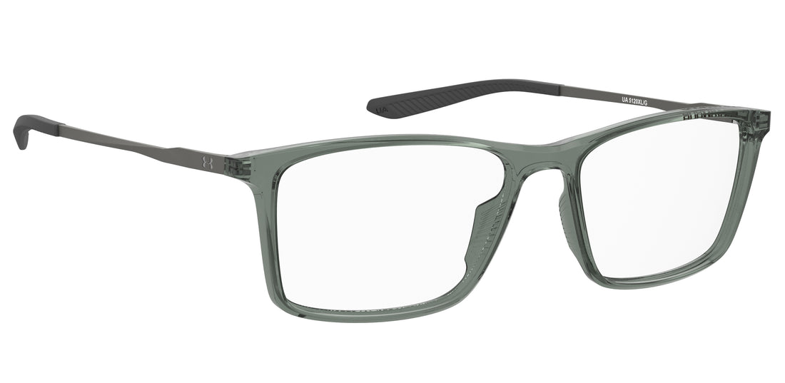 Gafas graduadas under armour ua 5120xl/g b59 verde rectangular masculino talla 59mm - Vista de detalle