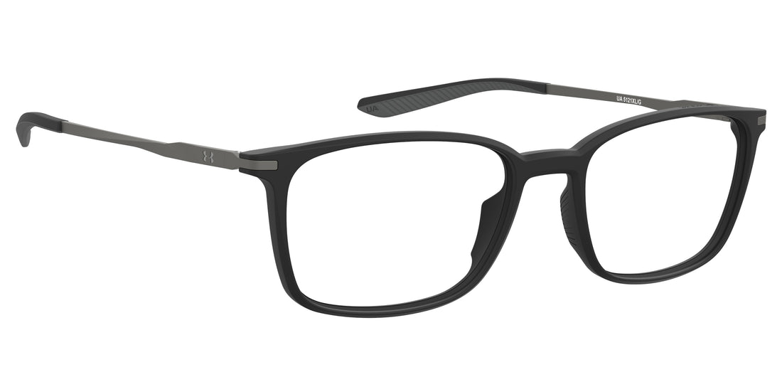 Gafas graduadas under armour ua 5121xl/g 003 negro rectangular masculino talla 58mm - Vista de detalle