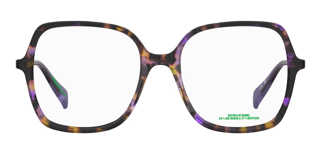 Occhiali da vista levis lv 1107 dex marron square femenino taglia 53mm - Vista dettagliata