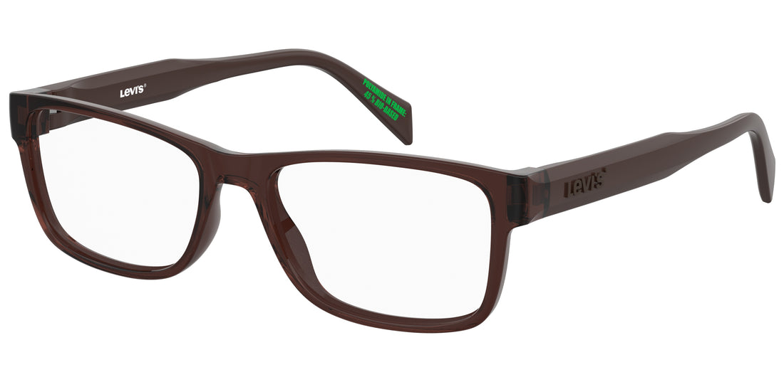 Occhiali da vista levis lv 1102 09q marron rectangular masculino taglia 52mm - Vista principale